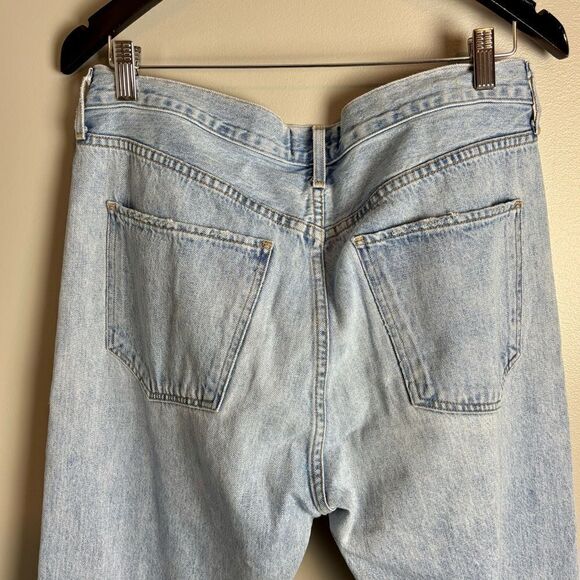 Agolde Jamie high rise classic distressed‎ slim fit button fly jeans size 32 - Picture 11 of 16